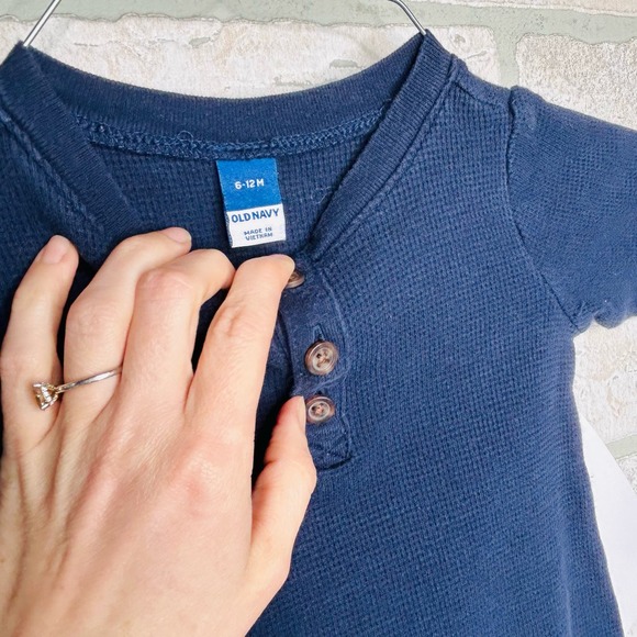 6-12 Month Boys 3 Long Sleeve Oneise Pack - Picture 7 of 12